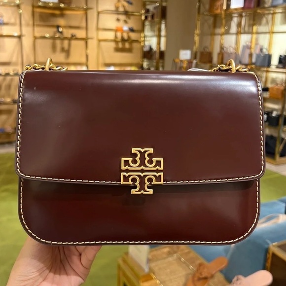 🔥NeW! Tory Burch Britten Smooth Medium Adjustable Shoulder Bag - Picture 17 of 17